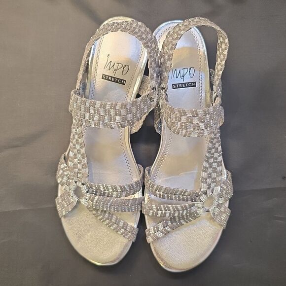 BRAND NEW IMPORT STRETCH REMEDY OPEN TOE MULTI-STRAP ESPADRILLE SANDAL - Picture 1 of 14